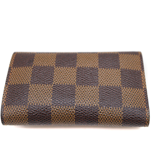 Louis Vuitton Canvas Multicle Ebene Leather Brown Damier Case - Picture 1 of 6